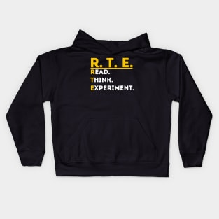 Read, Think, Experiment. | Self Improvement | Life | Quotes | Purple Kids Hoodie